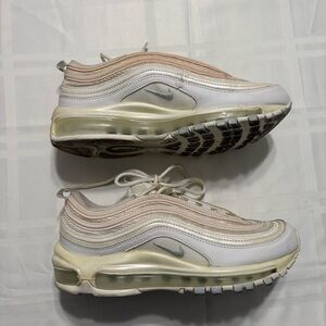 Nike Air Max 97 Womens size 7.5 White with Gum Sole Tricolor
